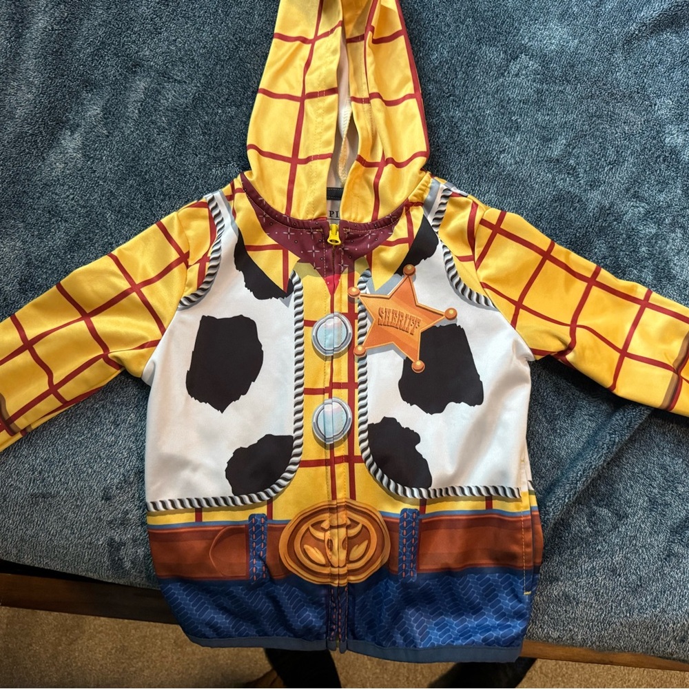 Cowboy Sheriff Kids Costume with Yellow and Blue